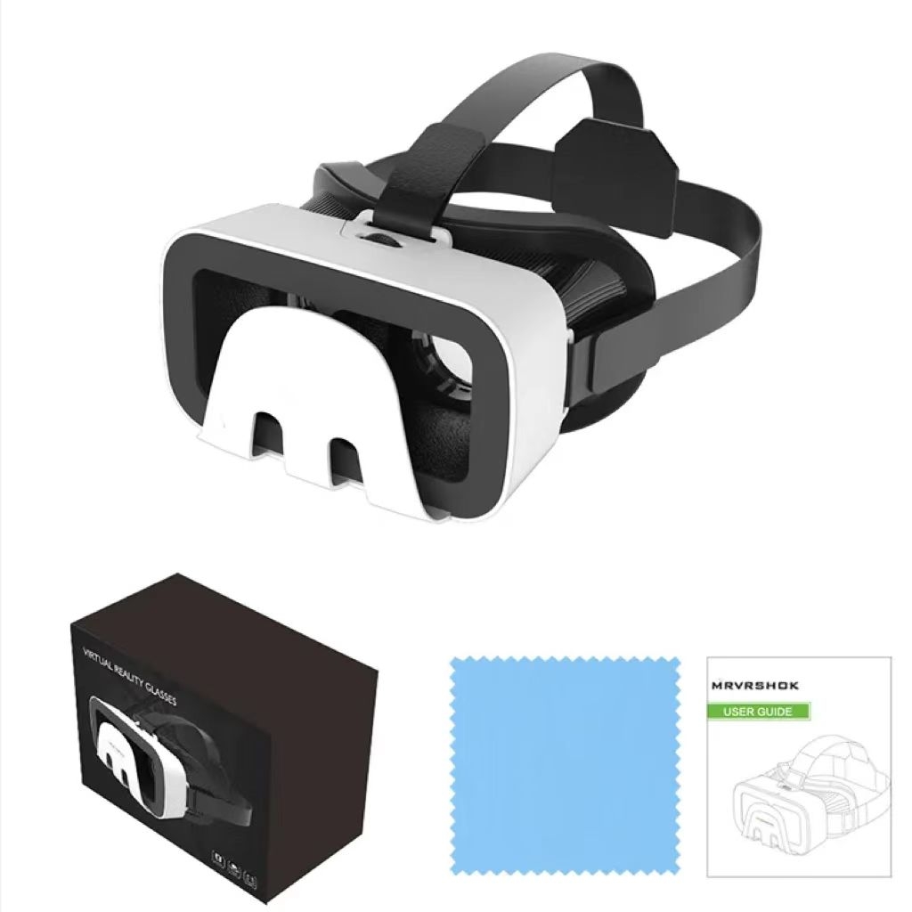 Factory hot selling metaverse 3D gaving vr headset virtual reality 3d glasses for 5 to 7-inch smart phone glasses de